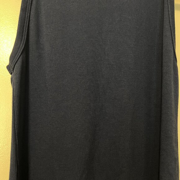 Old Navy Fitted Sleeveless Rib-Knit Mini Dress - Seaborn Blue / Size M Petite - Picture 5 of 6